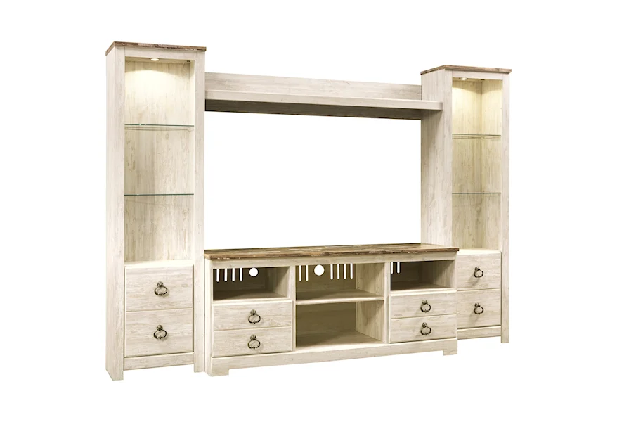 Willowton Entertainment Center by Signature Design by Ashley at Zak's Home Outlet