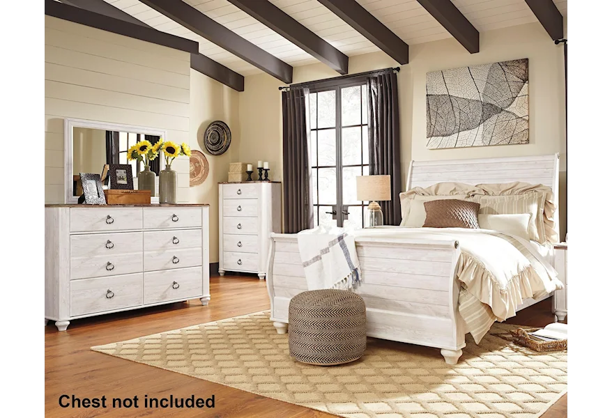 Willowton Queen Bedroom Group by Signature Design by Ashley at VanDrie Home Furnishings