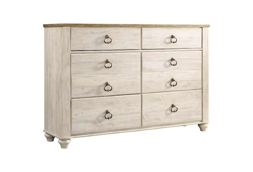 Willowton Dresser by Signature Design by Ashley at Darvin Furniture