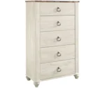 Signature Design by Ashley Willowton 5-Drawer Chest