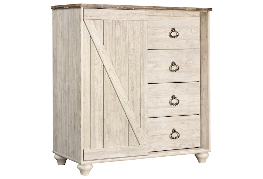 Willowton Dressing Chest by Signature Design by Ashley at Pilgrim Furniture City