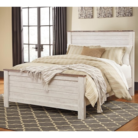 Queen Panel Bed