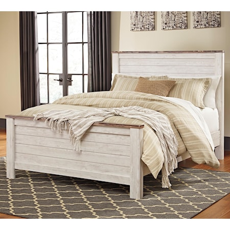 Queen Panel Bed