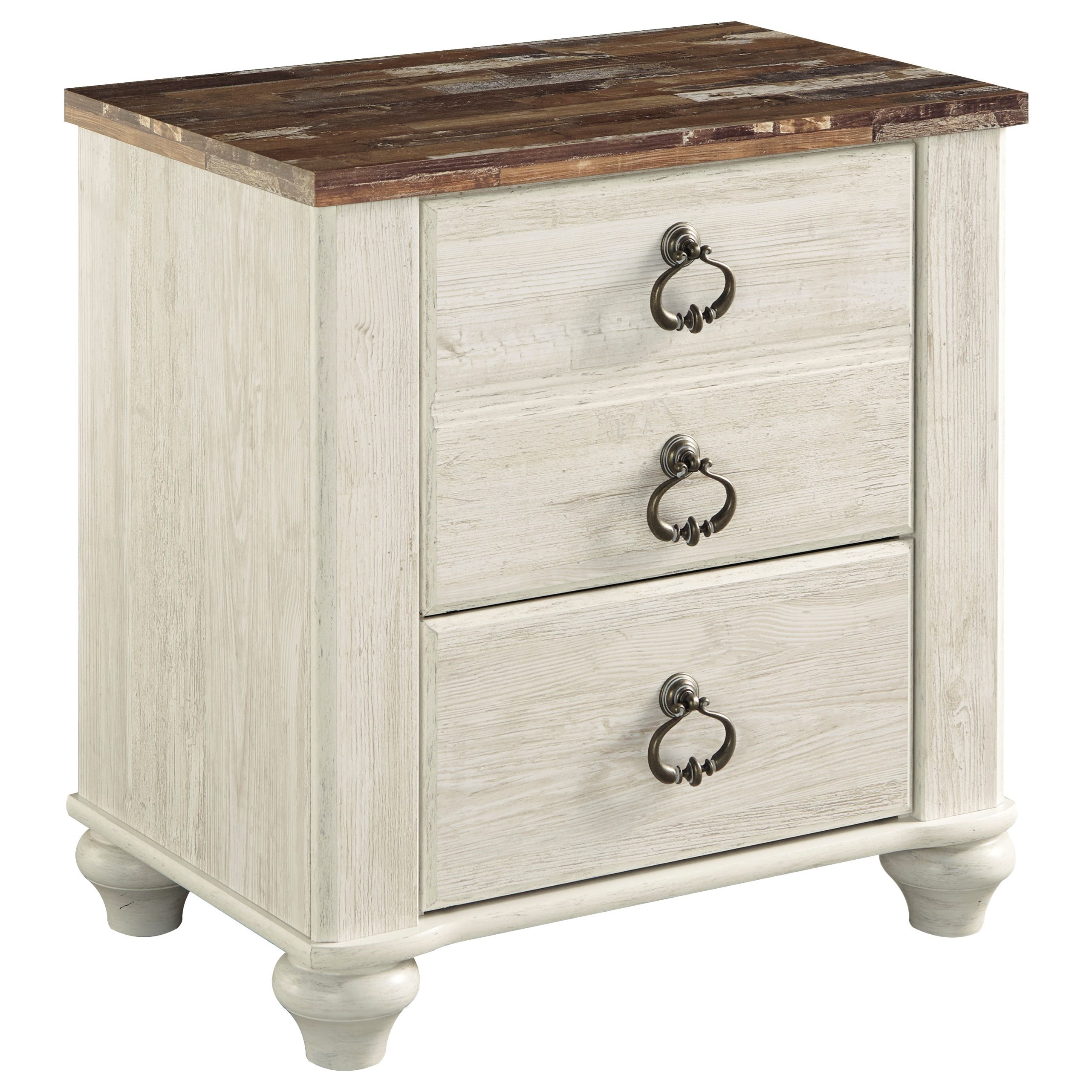 Two Drawer Night Stand