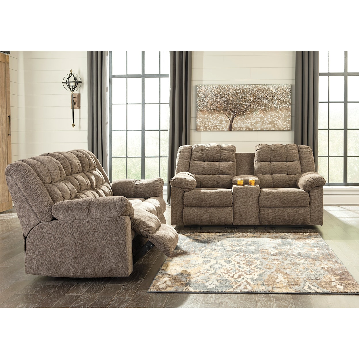 Signature Design by Ashley Furniture Workhorse Reclining Living Room Group