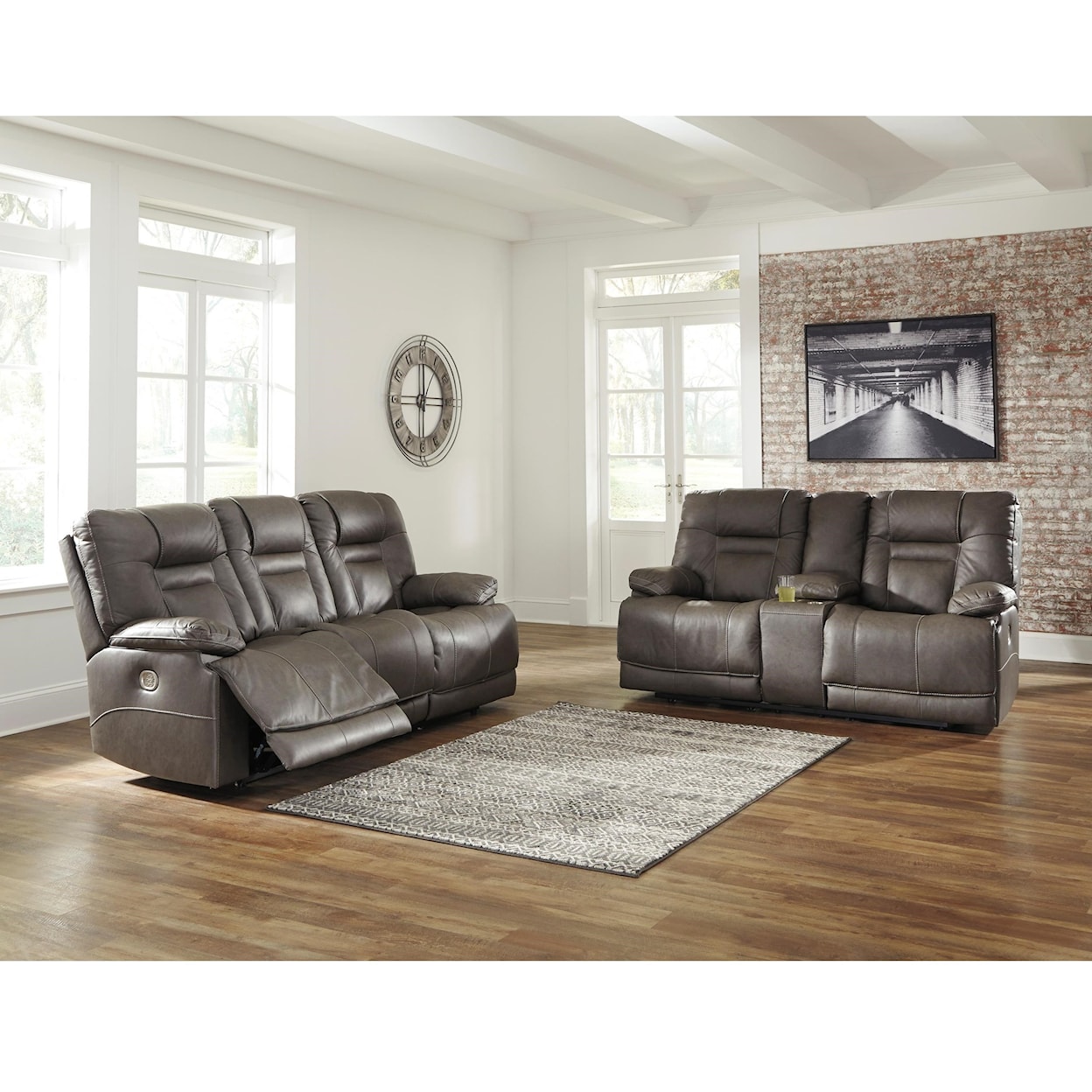 Ashley Signature Design Wurstrow Reclining Living Room Group