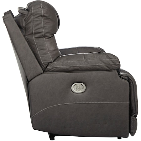 TRIPLE Power Leather Recliner
