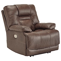 Leather Triple Power recliner (Power recline/power headrest/power lumbar) 