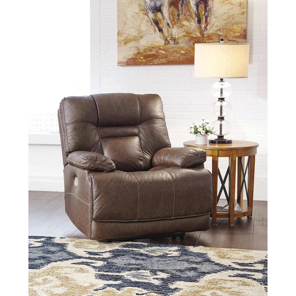 Signature Wurstrow Leather TRIPLE Power Recliner