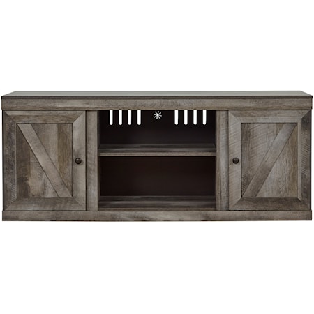 Rustic Finish Large TV Stand