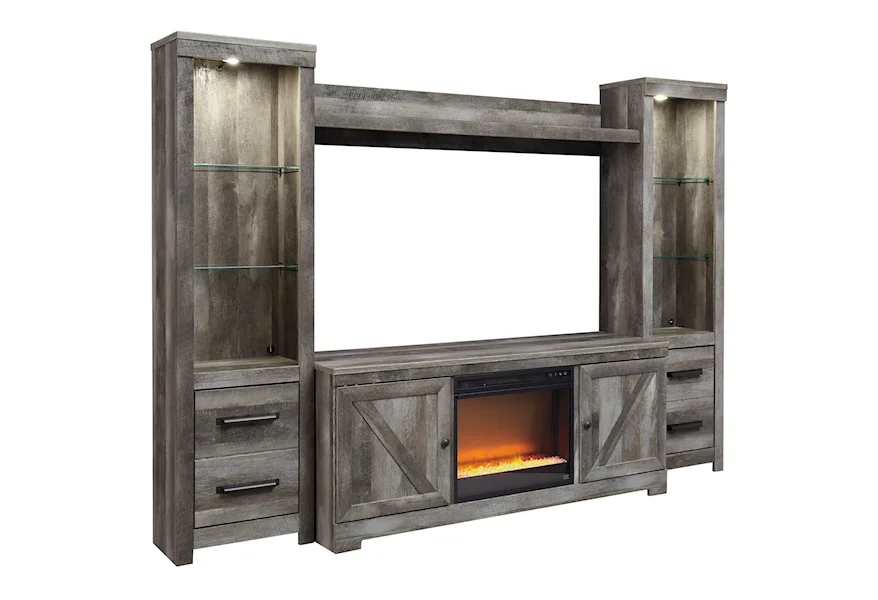 Wynnlow Wall Unit with Fireplace by Signature Design by Ashley at Royal Furniture