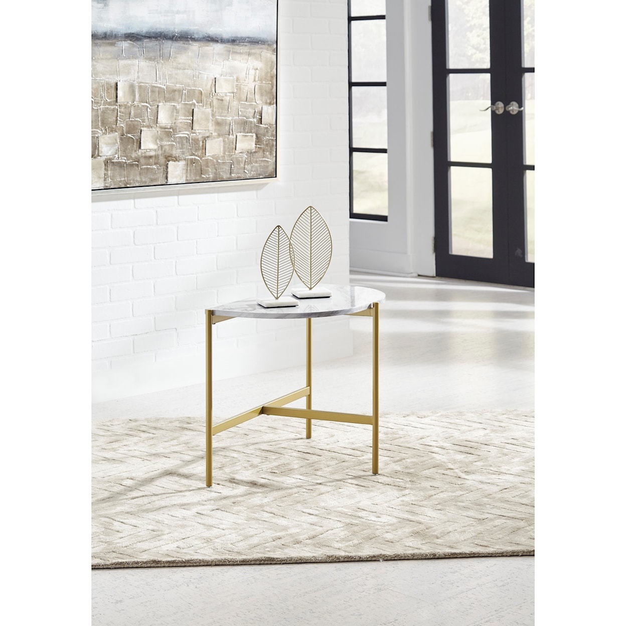 Ashley Furniture Signature Design Wynora Chair Side End Table