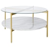 Ashley Furniture Signature Design Wynora Round Cocktail Table