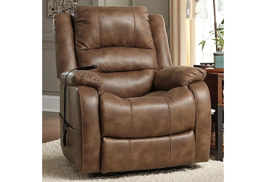 Yandel Power Lift Recliner by Signature Design by Ashley at VanDrie Home Furnishings
