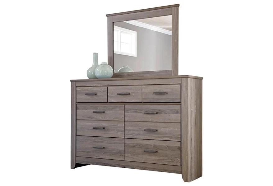Zelen Dresser & Mirror by Signature Design by Ashley at Red Knot
