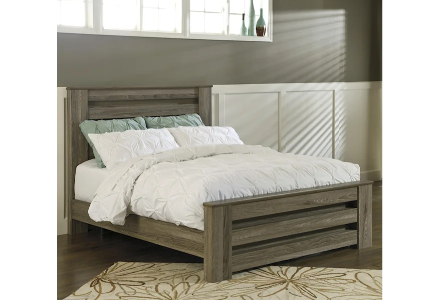 Zelen Queen Panel Bed by Signature Design by Ashley Furniture at Sam's Appliance & Furniture