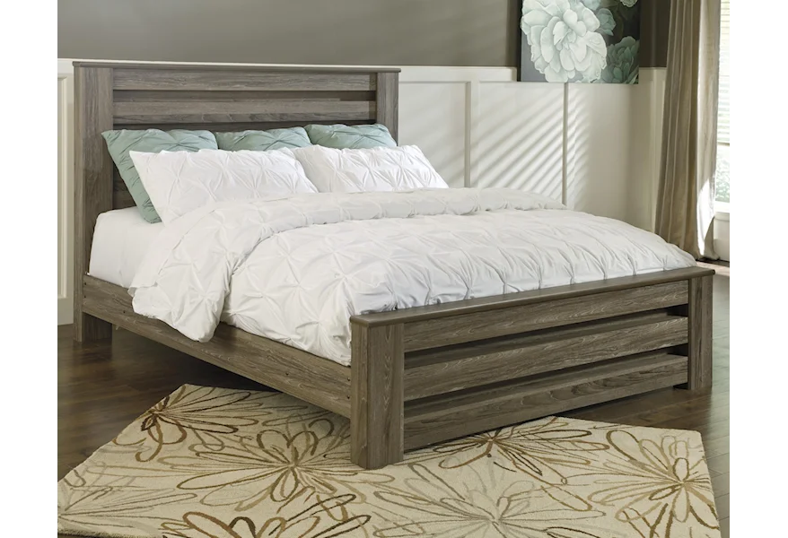 Zelen King Panel Bed by Signature Design by Ashley at Dream Home Interiors