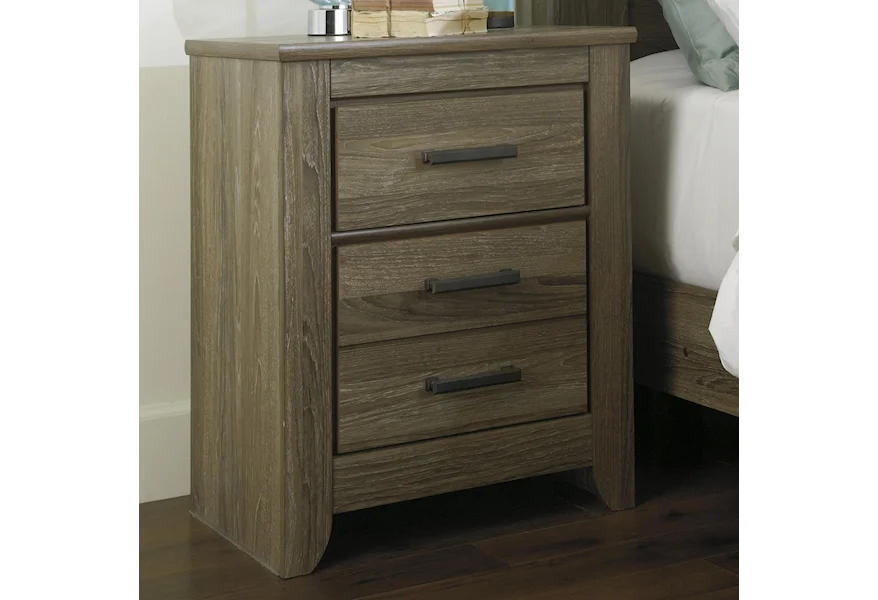 Zelen 2-Drawer Nightstand by Signature Design by Ashley at Furniture and ApplianceMart