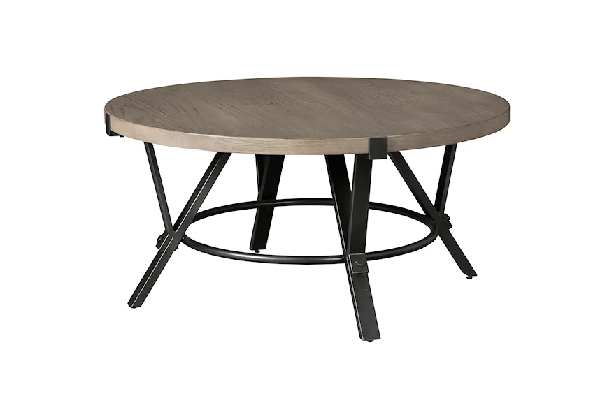 Zontini Round Cocktail Table by Signature Design by Ashley Furniture at Sam's Appliance & Furniture