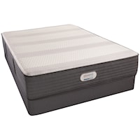 Twin Extra Long 13" Firm Hybrid Mattress and Platinum Regular Foundation