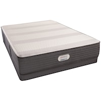 Cal King 13" Firm Hybrid Mattress and BR Platinum Low Profile Foundation