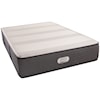 Beautyrest Beautyrest Platinum Hybrid Crescent Valley Lux Fir Queen 14 1/2" Luxury Firm Hybrid Adj Set