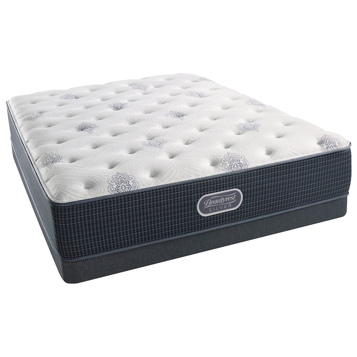 Beautyrest Beautyrest Silver Lvl 1 Open Seas Lux Firm Queen 12" Lux Firm Pocketed Coil LP Set