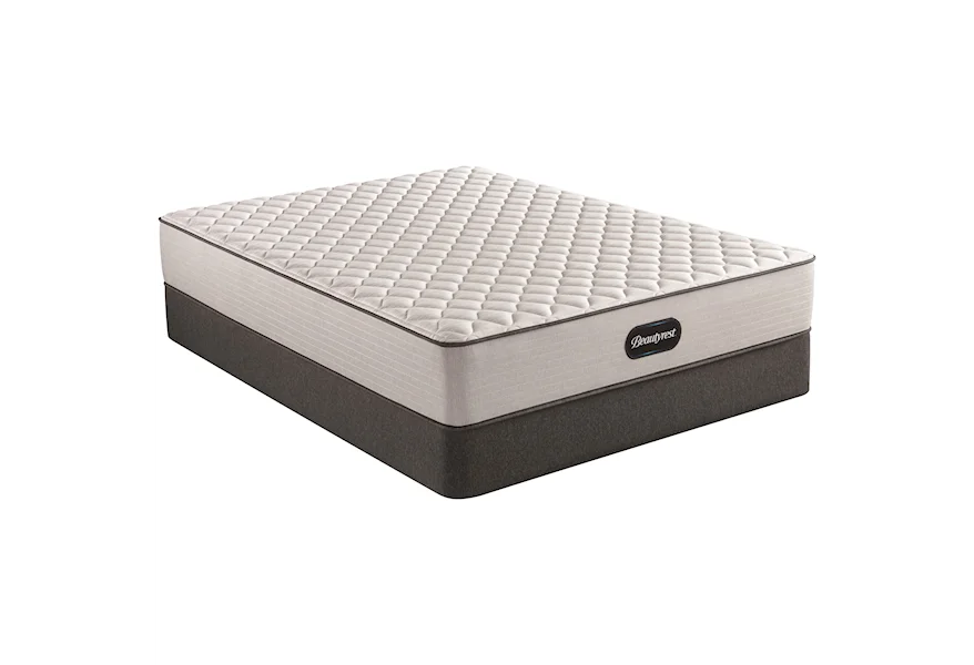 BR800 Firm Queen 11 1/4" Pocketed Coil Mattress Set by Beautyrest at Pilgrim Furniture City