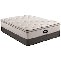Twin 13 1/2" Medium Pillow Top Pocketed Coil Mattress and 9" Foundation