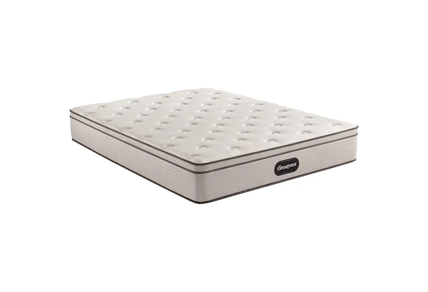 BR800 Plush ET Twin 12" Pocketed Coil Mattress by Beautyrest at Pilgrim Furniture City