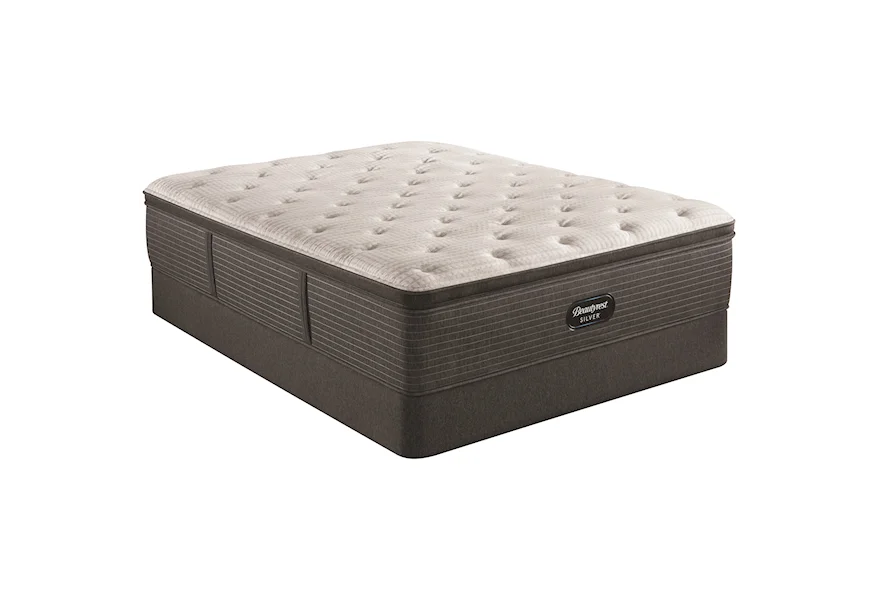 BRS900-C Plush PT Queen 16 1/2" Pocketed Coil Mattress Set by Beautyrest at Pilgrim Furniture City