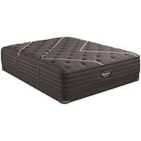King 14 1/2" Coil on Coil Premium Mattress and 5" Low Profile Foundation