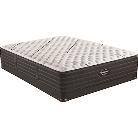 Cal King 13 3/4" Extra Firm Pocketed Coil Premium Mattress and 5" Low Profile Foundation