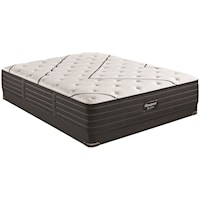 Full 14" Plush Premium Pocketed Coil Mattress and 5" Low Profile Foundation