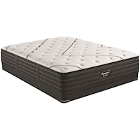 King 14" Plush Premium Pocketed Coil Mattress and 5" Low Profile Foundation