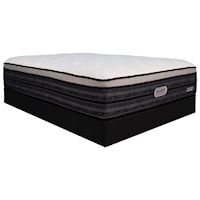 King Comfort Top Plush Coil on Coil Mattress and Heavy Trition Foundation