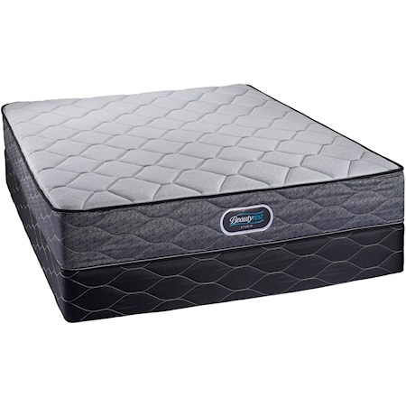 Queen Firm Tight Top Pocketed Coil Mattress and Triton Lite Foundation