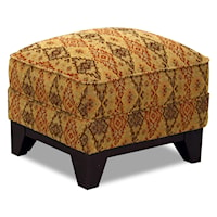 Fabric Upholstered Accent Ottoman