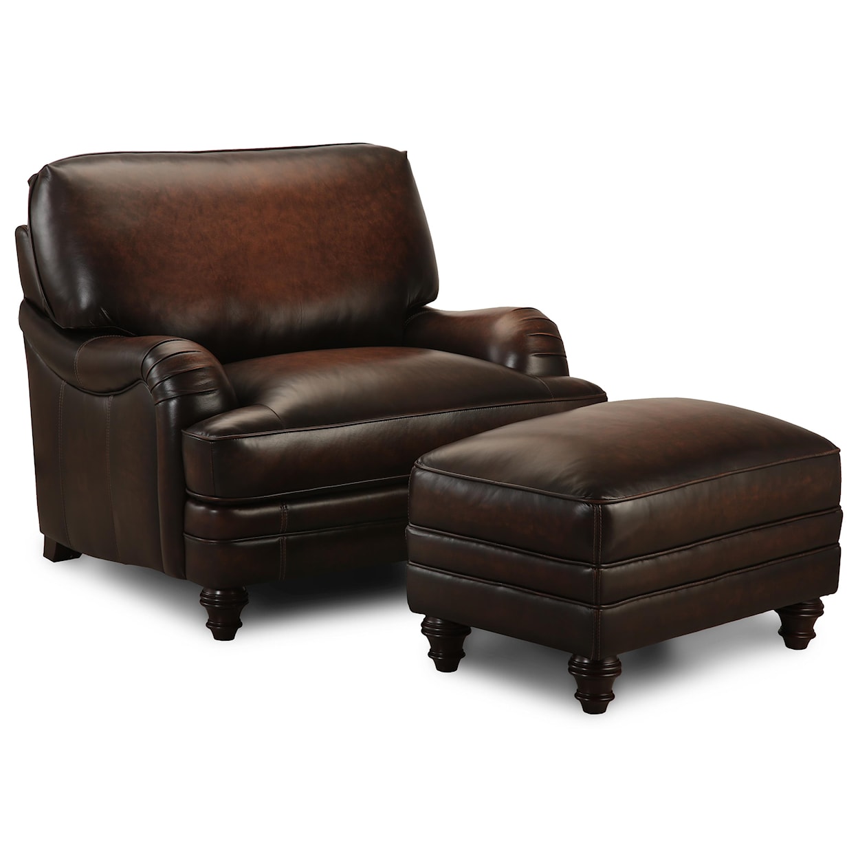 Simon Li Hillsboro Leather Lounge Chair