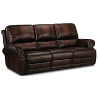Hillsboro Leather Reclining Sofa
