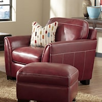 Contemporary Leather Arm Chair