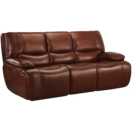 Reclining Leather Sofa