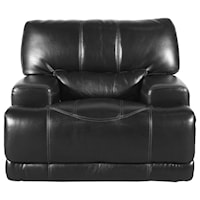 Leather Match Power Recliner