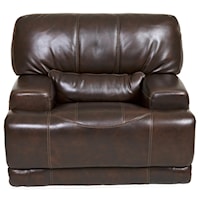 Stampede Leather Reclining Lounge Chair