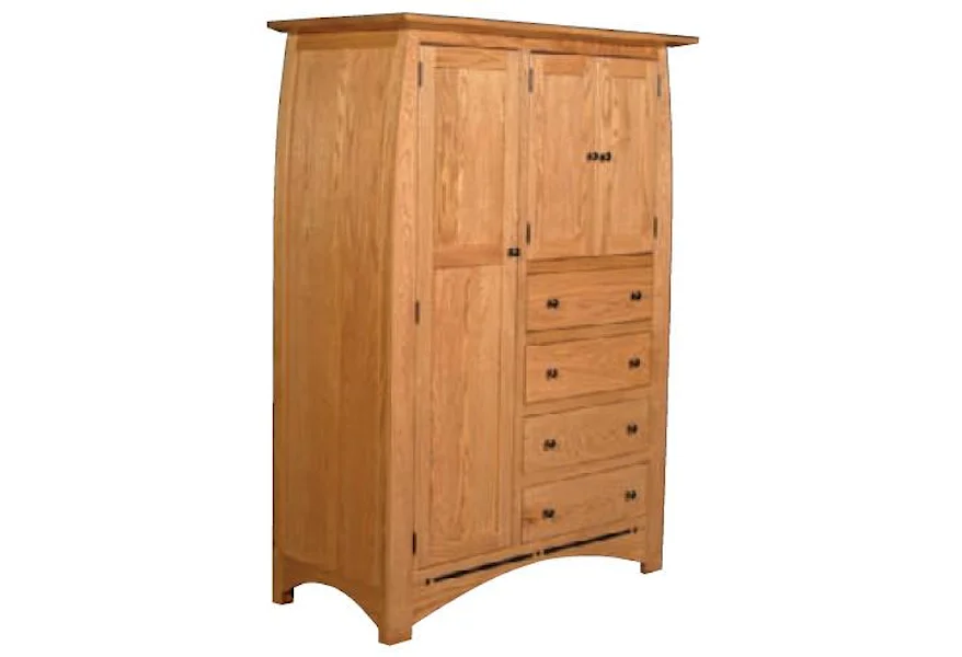 Aspen Chifforobe by Simply Amish at Mueller Furniture