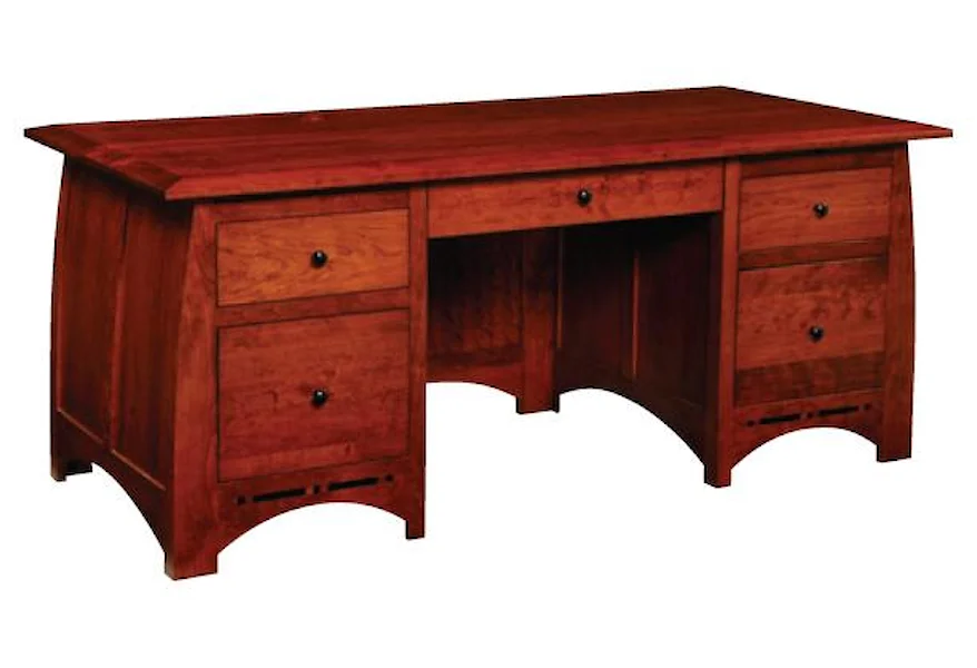 Aspen Executive Desk by Simply Amish at Mueller Furniture