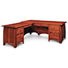 Simply Amish Aspen L Shape Desk