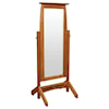 Simply Amish Aspen Cheval Mirror, Beveled