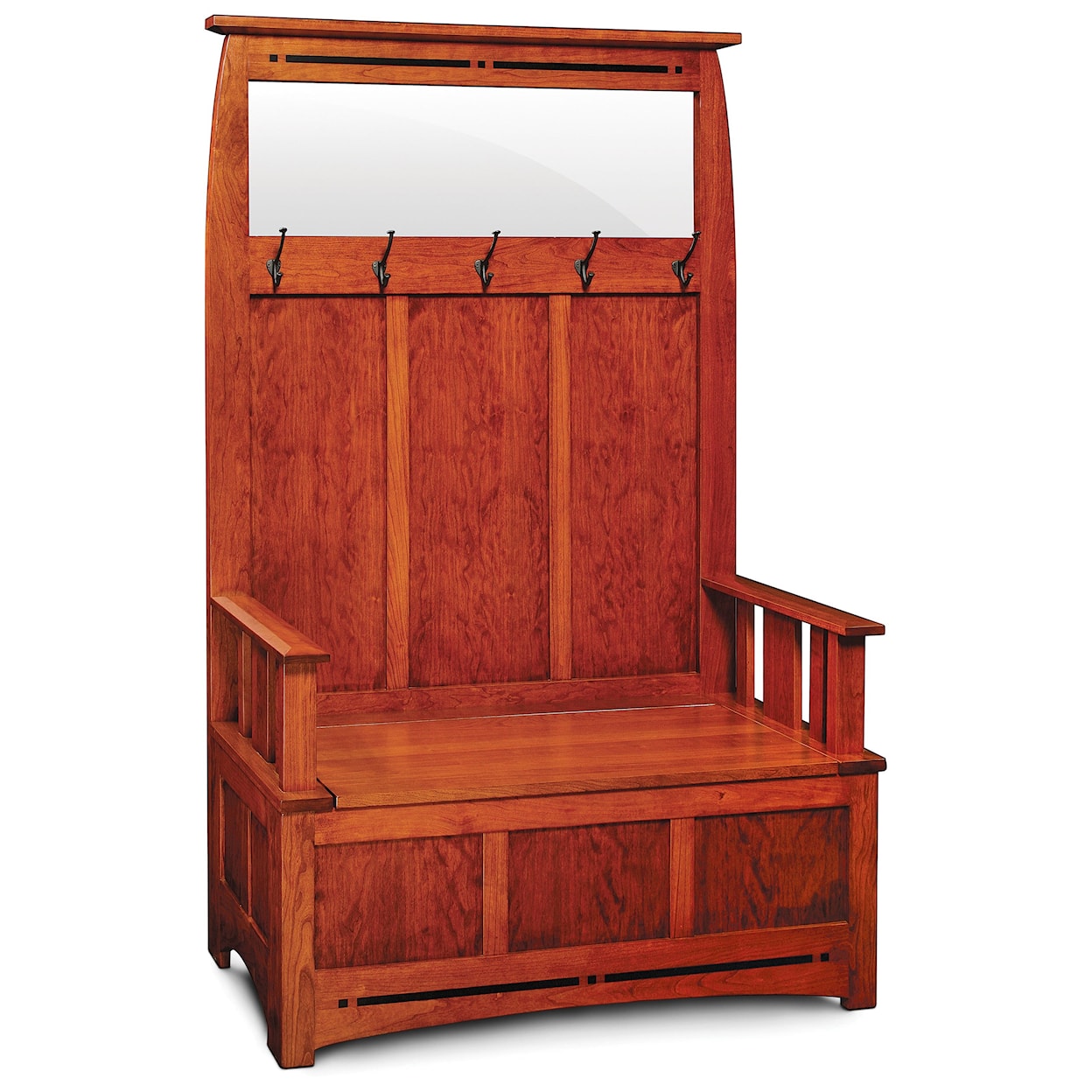 Simply Amish Aspen Hall Storage Bench