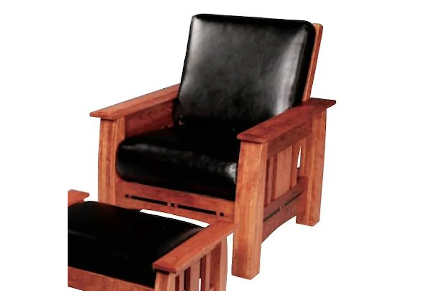 Aspen Easy Chair by Simply Amish at Mueller Furniture